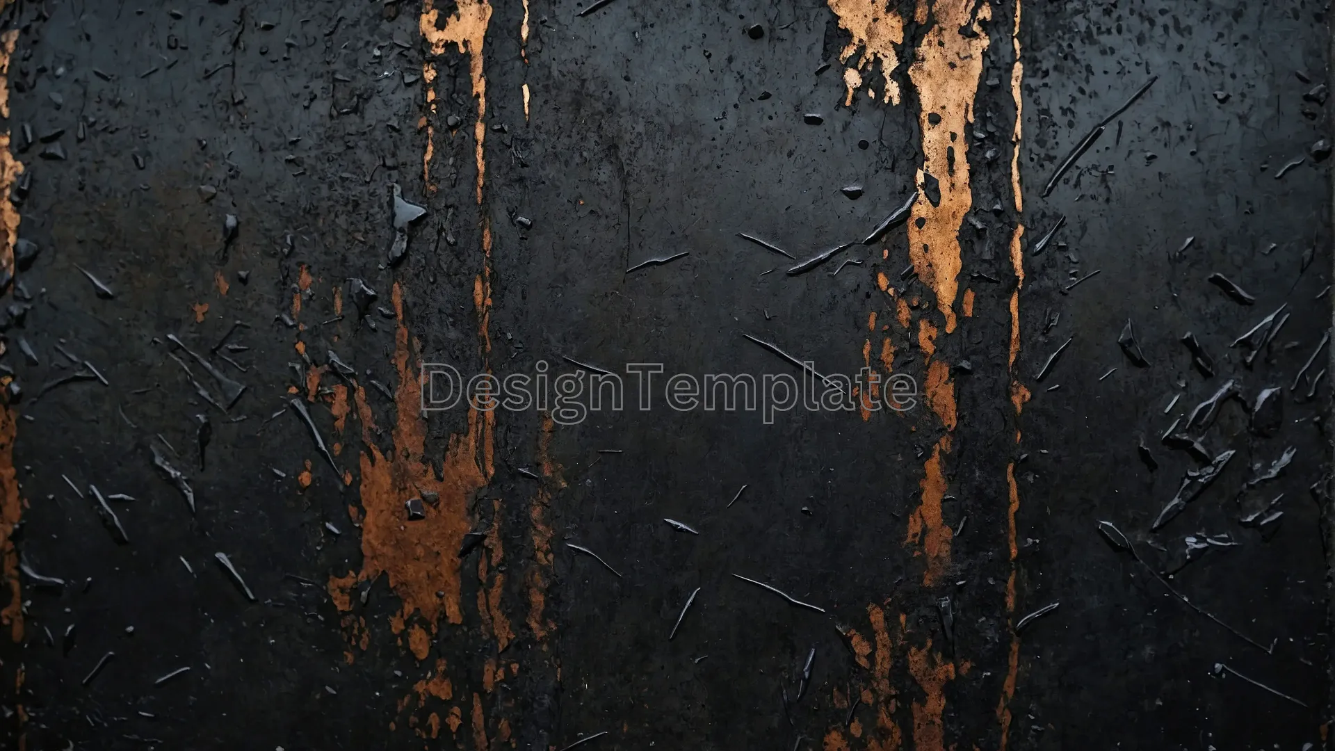 Ancient Scars Rough Black Metal Texture Background image